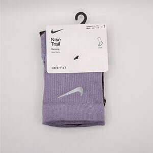 Nike Trail Running Ankle Socks - Wool Blend - Purple - W (11.5-13) M (10-11.5)
